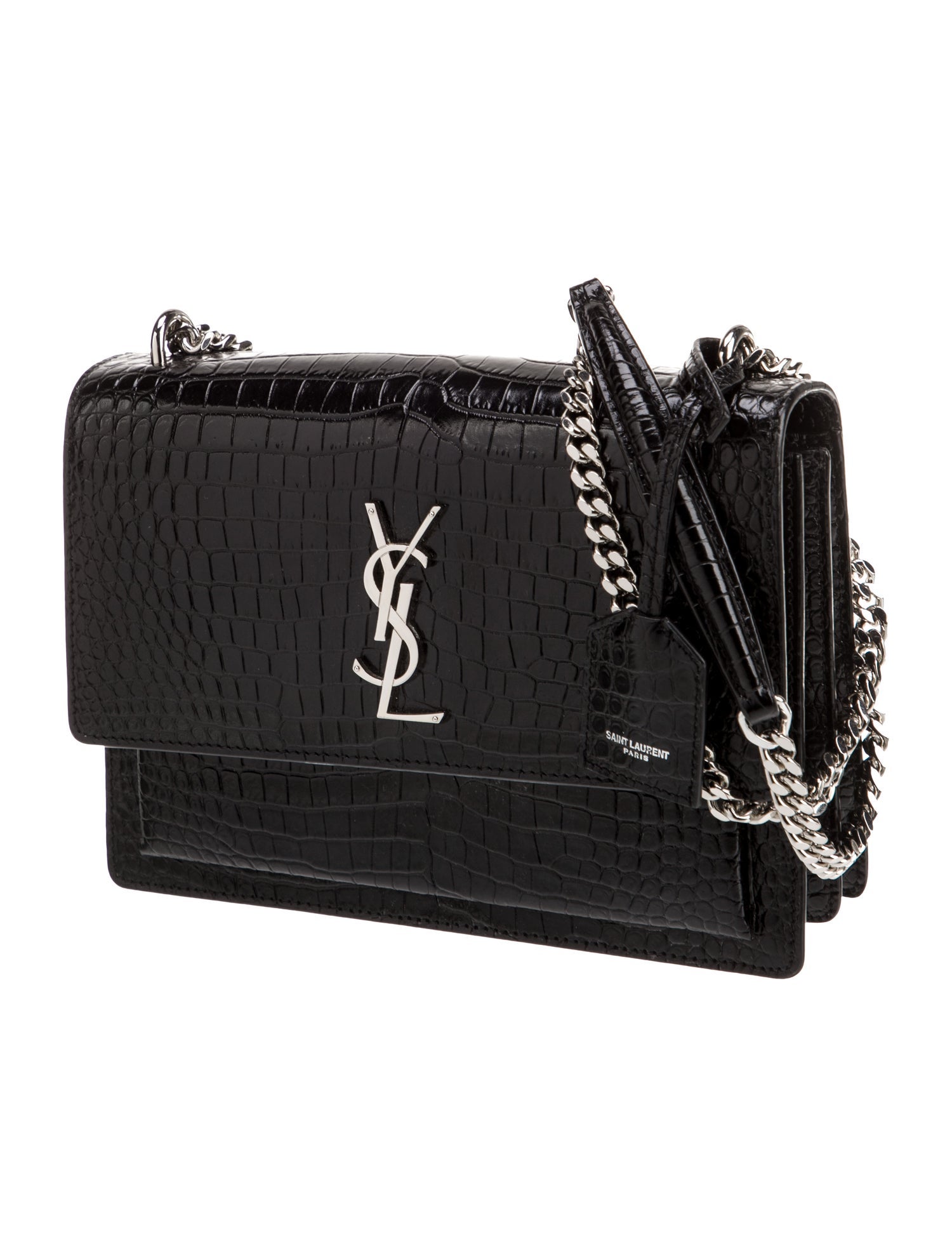 Saint Laurent Embossed Leather Sunset Medium